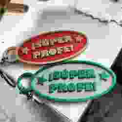 SUPER PROF OVAL KEYCHAIN