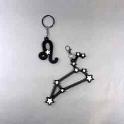 Leo Constellation and Zodiac Symbol Keychain Bundle - 3D Printable STL Files - NO AMS - COMMERCIAL LICENSE ♌︎