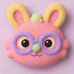 Rabbit, Allie in Dreamland, BATH BOMB MOLD , Hybrid Mold