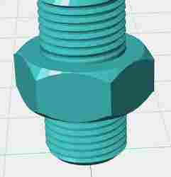 Reduction G1/8 on G1/8 airbrush adapter
