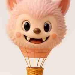 Labubu Hot Air Balloon