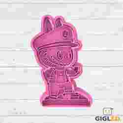 Lububu Captain Figurine Cutter and Stamp