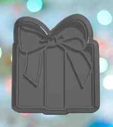 Christmas Greenery Candy Cane Cookie Cutter