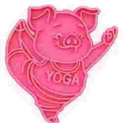 PIGGY COOKIE CUTTER DOING YOGA