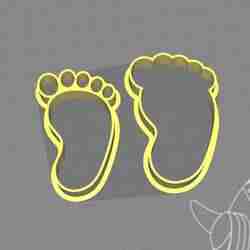 cookie cutter foot, baby duck