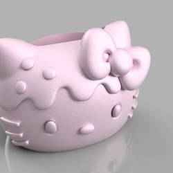 Kitty porta lápices decorador