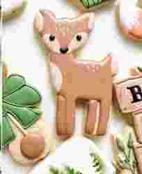 4 sizes - Deer Fawn Doe Woodland Animal Cookie Cutter - SHARP cutting edges - So Versatile!