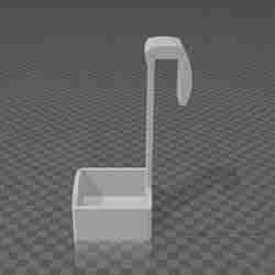 Baby camera support for cot