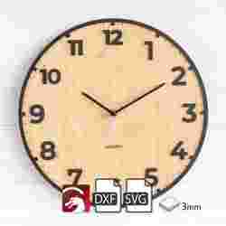 BABA wall clock, simple and easy to ready classic design