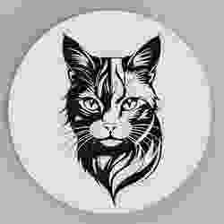 Cat Head Other 3 Coasters