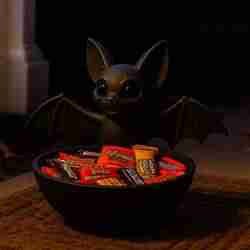Cute Bat Halloween Candy Bowl