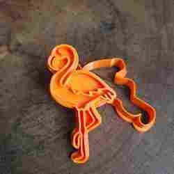 Flamingo Cookie Cutter STL - Tropical Bird Biscuit Cutter for 3D Printing
