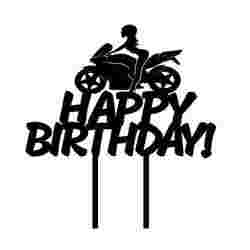 Biker Cake topper with SEXY biker studs