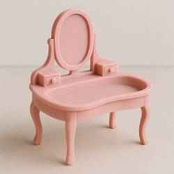 Miniature Vanity Table  – Dollhouse Furniture 3D Printable