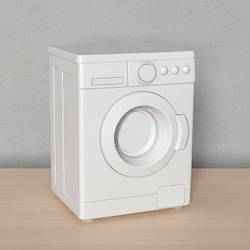 Realistic Washing Machine 3D Printable 3D print model