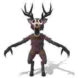 The Deer 99 nights in the woods ( Roblox )