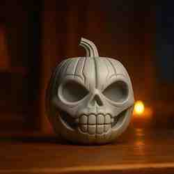 pumpkin skull (halloween)
