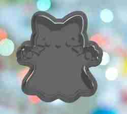 Halloween Cat On Jack O Lantern Cookie Cutter