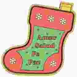 Mold for Christmas boot candles with wishes