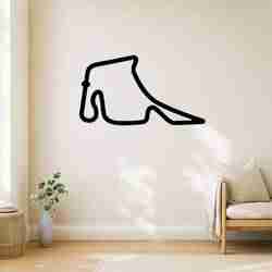Pointed Track Outline - Wall Art Multicolor