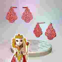 Ever After High Royally Ever After Apple White doll earrings replacement