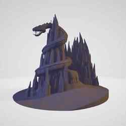 He-Man - Snake Mountain Model