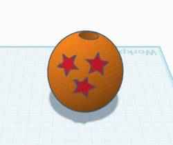 Dragon Ball 3 Stars – Decorative 3D Model