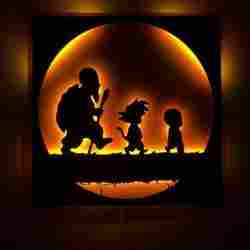 Picture of Roshi, Goku and Krilin