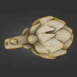 Artichoke — Laser-Scanned 3D Model (500k & 1.5M OBJ/STL) — Layered Petals Detail - By ScanPantry