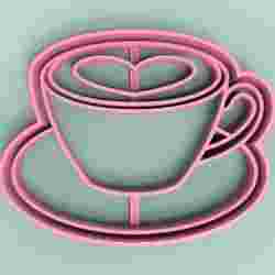 Coffee Cup Cookie Cutter/Clay Cutter