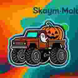 👻🚚 Ghost Hauler – Freshie, Ornament, Resin & Candle Mold