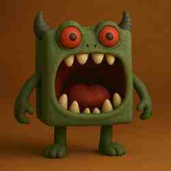 Moster cube Cute 3D print