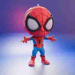 SPIDERMAN KEYCHAIN STL - LLAVERO SPIDERMAN STL