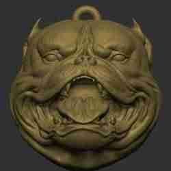 Exotic Bully Keyring