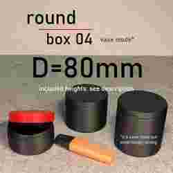 Round Box 04 - Diameter 80mm (vase mode)