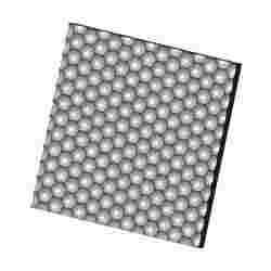 Hexagonal dome texture 3d relief panel for CNC and 3d prinitng