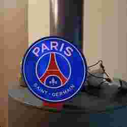 Paris Saint Germain , PSG, Football club logo , Illuminated or not