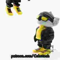 Cobotech Urban Vibes Koala Articulated Keychain - Cute Backpack Keychain