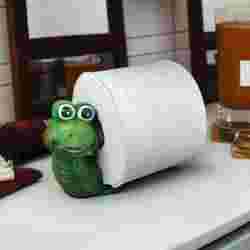 WORM TOILET PAPER ROLL HOLDER
