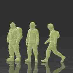 🚒 3 Pack Set 4 - Firefighters H0 | Firefighters H0 - 3 Pack Set 4