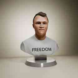 Charlie Kirk Freedom Bust