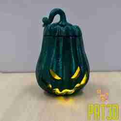 Oogie Boogie, Jack & Sally Pumpkin Tea-Light Lamp Bundle
