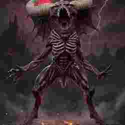 Lord Inferno small demon 3d printable model-Lord Inferno small demon model for 3D printing