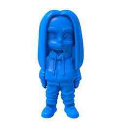 Billie Eilish / character /  Pop Star Girl STL / Stylized Singer Model / Green-Haired Pop Figure / Music Artist 3D Model / Hoodie Girl STL / Stylized Female Singer / Edgy Teen Pop Icon STL
