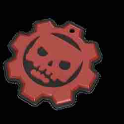 Gears of War keychain Funko style
