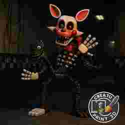 Mangle Five Nights at Freddy's 3D Printable Model / Mangle FNAF 3D Printable Model