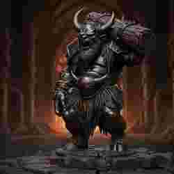 Horned Goat Warlord – Ultra‑Detailed 3D Printable Fantasy Beast Warrior