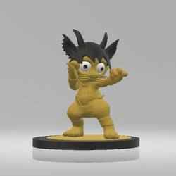 Son Goku toy  3d printable model