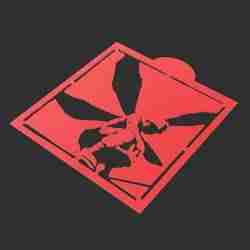 Linkin Park Hybrid Theory Stencil 100mm