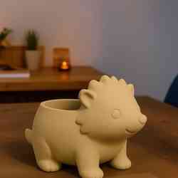 🦔 Cute Hedgehog Flower Vase (STL)
